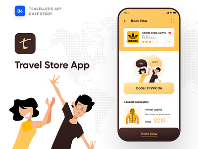 Travel Store App Case Study app design booking booking app booking.com bookings branding case study dribbble ofspace ofspace team online booking training travel travel agency travel app traveling typography