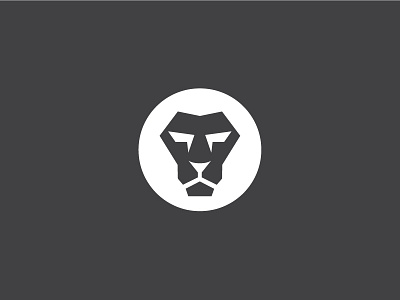 Lion vector mark animal courage design face head icon illustration lion logo mark round shape