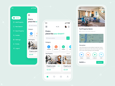 Real Estate Mobile UI Kits