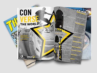 ConVerse the World advertising art direction converse design digital instagram los angeles magazine print skateboarding social strategy