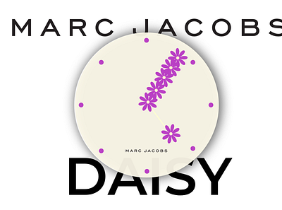 Daisy Marc Jacobs smartwatch design idea branding fashion graphic design illustration packaging product