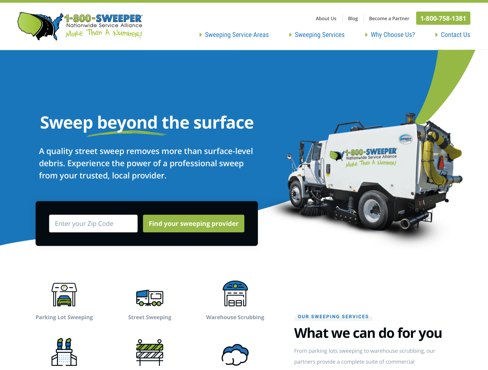 1-800-sweeper Homepage Redesign by Tim Ruby on Dribbble