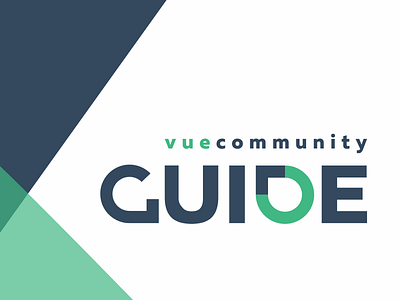 Vue Community Guide - Logo design design logo logo design logo mark logotype