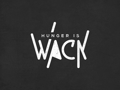 Hunger is Wack custom distressed grunge hunger justin skinner lettering shirt wack