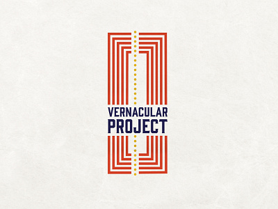 Vernacular Project Logo Design abstract basic shapes branding design geometric graphicdesign logo logodesign multicolor primary colors vector