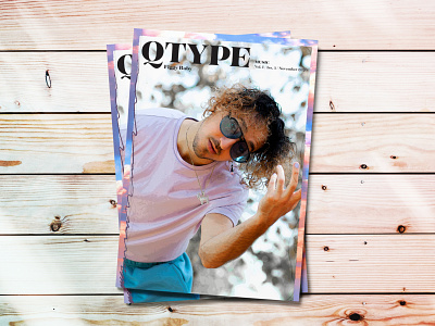 QTYPE Magazine Fall 2020 branding graphic design layout layoutdesign layouts lgbtq magazine magazine cover magazine design mixam music photography photoshop typography