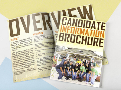 Candidate Information Brochure brochure brochure design brochure mockup graphic design print design student work
