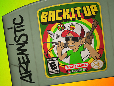 Ameristic - Back It Up (Cover Art) illustration music tahiti