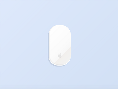 Apple Mouse apple css design flat mockup mouse