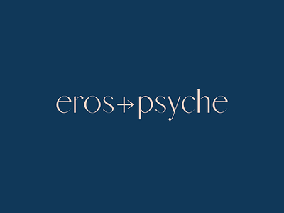Eros+Psyche: Logo arrow bow branding eros letspanda logo luxury luxury brand plus psyche sophisticated wedding