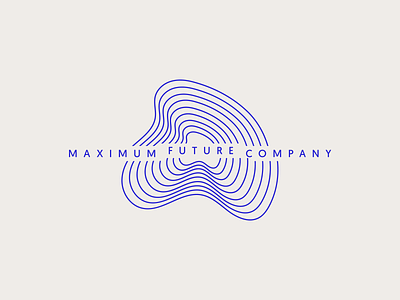 Maximum Future Company – Logo adrenaline adventure branding extreme hiking letspanda logo minimal minimalist mountain topography type typography