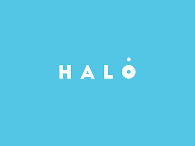 Halo Logo clean lets panda logo logotype mark minimal minimalism minimalist modern wordmark