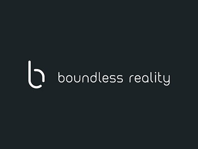 Boundless Reality b br branding clean cut letspanda logo mark minimal minimalist rounded vr