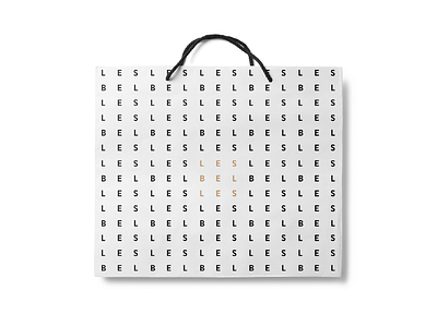 Les Belles Pattern bag dental dentistry letspanda luxury pattern shopping square style type typography