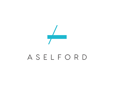 Aselford Logo a branding construction development letspanda line logo mark minimalist symbol thick thin