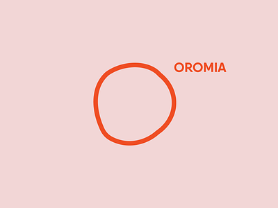 OROMIA: Logo branding cafe circle clean coffee letspanda logo mark minimal minimalist modern o organic symbol