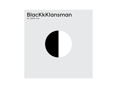 BlacKkKlansman: Moviegrams blackkklansman cinema conceptual geometric mark minimalist movie poster symbol typography