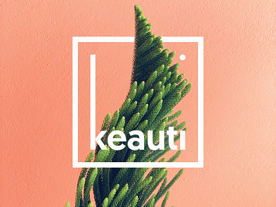 Keauti: Logo Design branding cosmetics enclosure fashion geometric k letspanda logo mark minimalist skincare square symbol type typography