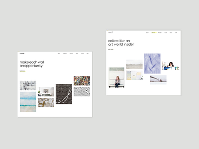 sugarlift: web art branding clean gallery grid layout letspanda masonry minimalist modern type typography web web design website