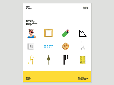 LET'S PANDA: web branding clean grid layout letspanda minimal minimalist modern ui web web design webdesign website