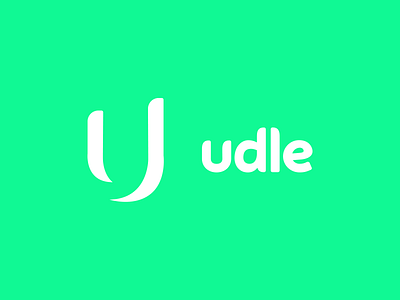 udle: logo ai ar artificial intelligence augmented reality branding food lettermark logo minimal minimalist modern restaurant startup type typography u