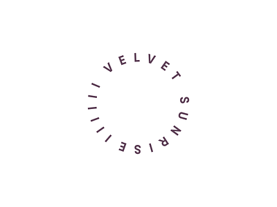 Velvet Sunrise: Logo badge branding circle clean coffee coffee shop letspanda logo mark minimal minimalist roasters seal symbol type typography wordmark