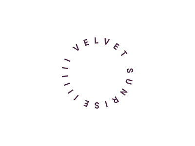 Velvet Sunrise: Logo