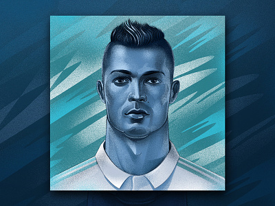 Cristiano Ronaldo cristiano ronaldo design graphic design illustration portait art portrait portrait illustration prints ronaldo