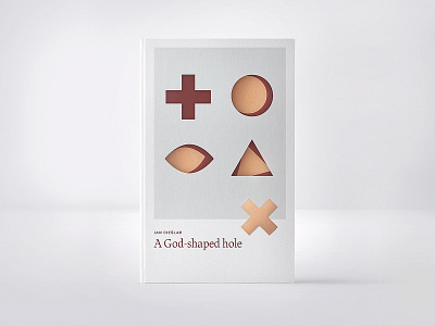 A God-shaped hole book cover clean minimal