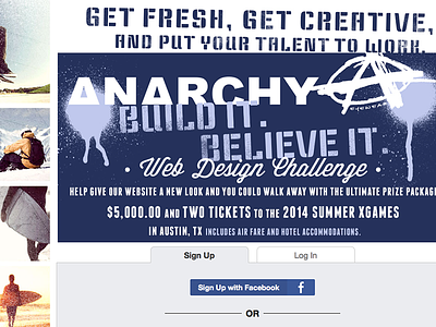 Anarchy Design Challenge design challange ecommerce web