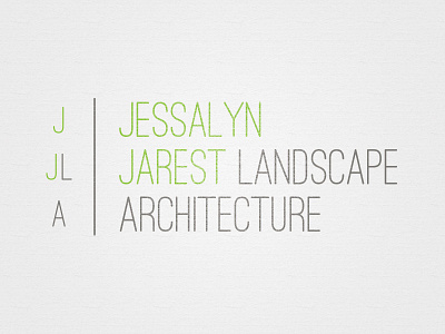 Jjla3 branding landscape architecture logo