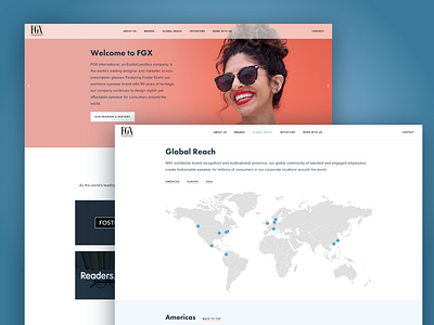 FGX International Corporate Website Redesign