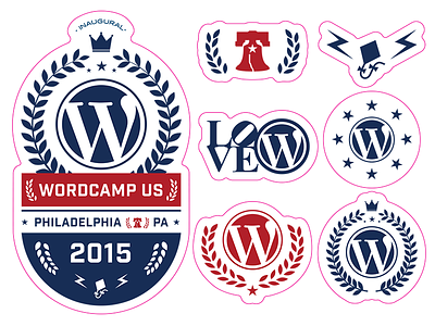 WordCamp US Stickers stickers wordcamp wordpress