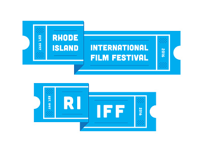 RIIFF Logo Exploration brand film festival logo