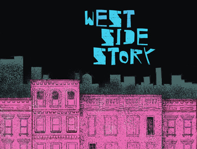West Side Story 2020 poster broadway digital art illustration musical new york city poster art poster design poster illustration procreate art west side story