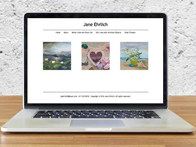 Artist website design css design graphic design html website design
