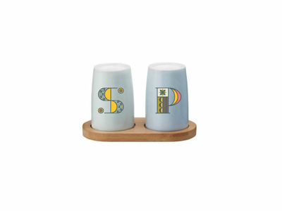 salt and pepper shaker design colorful art design illustration letter type typography vector