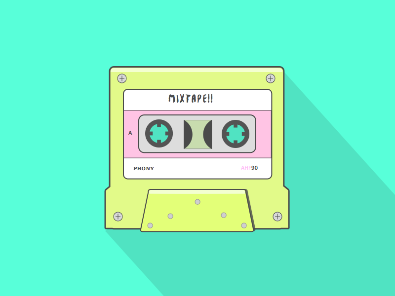 Mixtape by Aleni Design on Dribbble