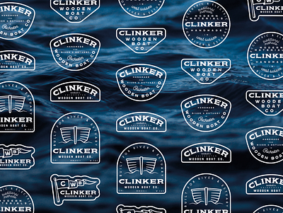 Branding Concept - Clinker Wooden Boat Co. artwork artworking branding design graphic design illustration logo