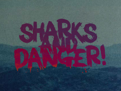Now with sharks! band logotype music