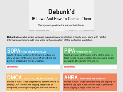 Debunk'd - Bureau ip law web