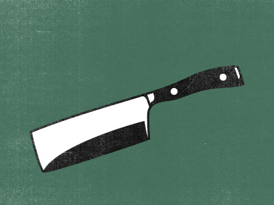Choppy McKnife identity knife logo