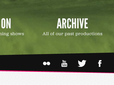 Archive archive social theatre web design website