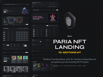 Paria NFT Lite-landing Section Kit