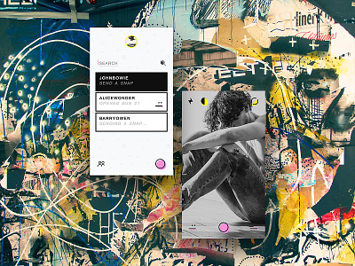 Aesthetic & abstratively Snapchat app interaction ios photo snap snapchat ui ui design ux
