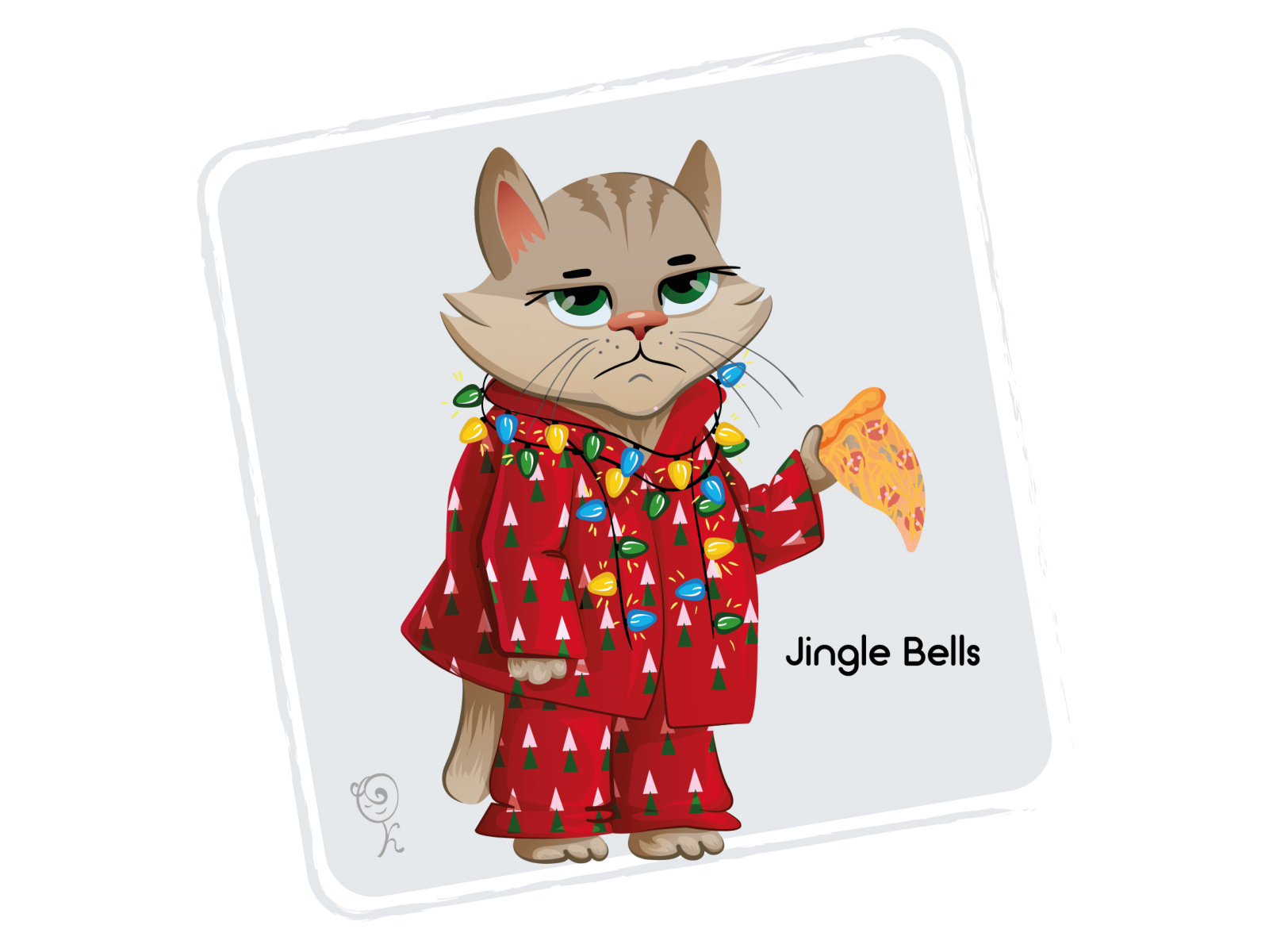 Jingle Bells / Cat by Olga Artkurapova on Dribbble