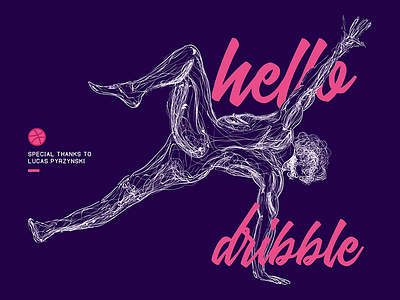 Hello Dribble debut design graphic illustration human illustration layout modern sketch ui ux vector vector illustration