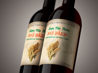Wine Package branding cung bu designer graphics design label design package wine