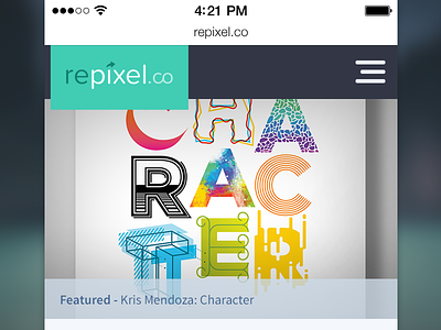 repixel.co Mobile Responsive View