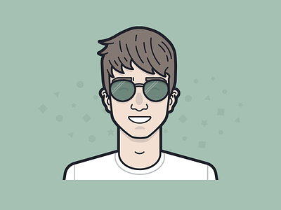 Avatar avatar illustration personal ray ban sunglasses